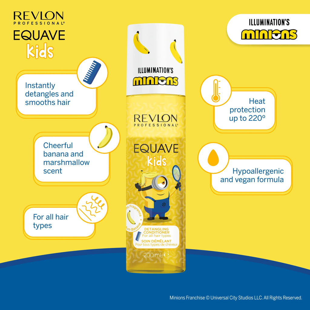 REVLON PROFESSIONAL Equave Kids™ Minions Detangling Conditioner – Παιδικό Spray Ξεμπερδέματος Μαλλιών με Minions