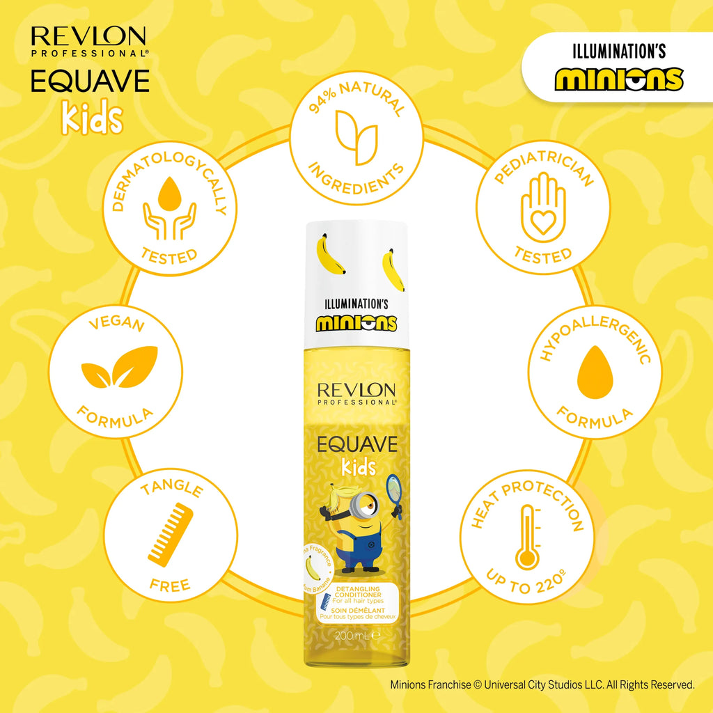 REVLON PROFESSIONAL Equave Kids™ Minions Detangling Conditioner – Παιδικό Spray Ξεμπερδέματος Μαλλιών με Minions