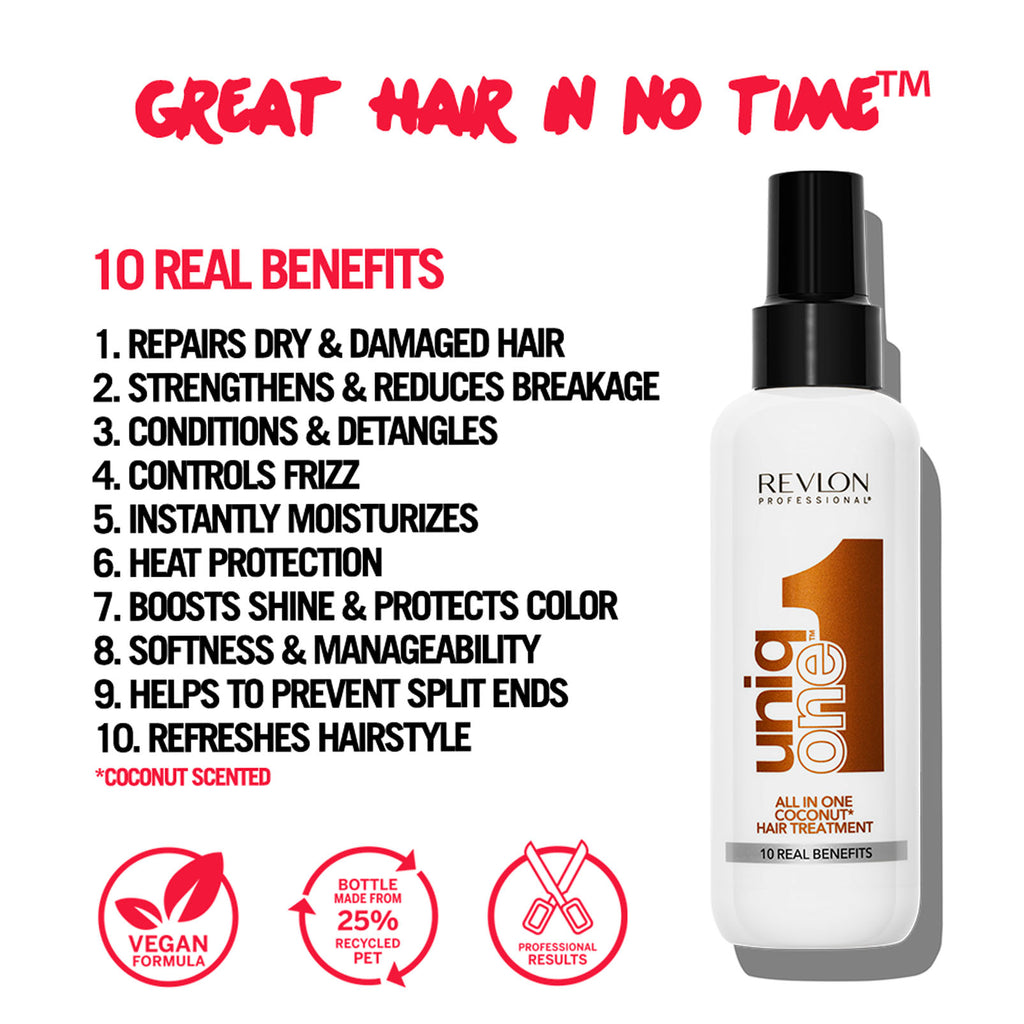 Revlon Professional UniqOne Hair Treatment – Leave-In Θεραπεία Μαλλιών 10 σε 1