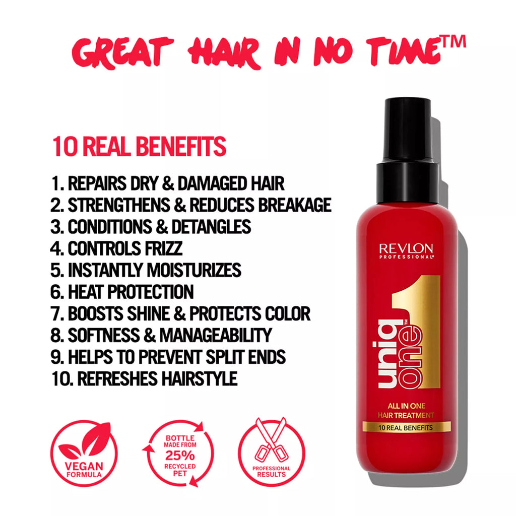 Revlon Professional UniqOne Hair Treatment – Leave-In Θεραπεία Μαλλιών 10 σε 1